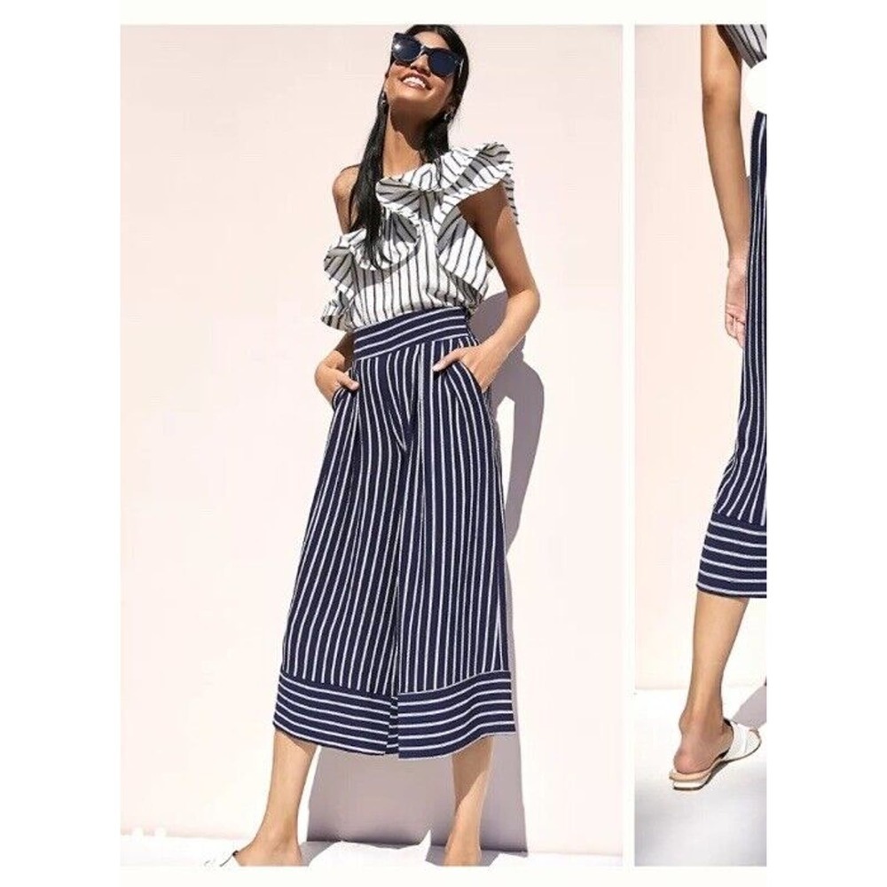 Misa Los Angeles Nikola Striped Culottes Designer Revolve Boho Wide Leg Spring